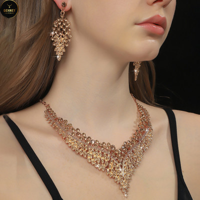 Gehney joy of jewels Stainless Steel Gold-plated Gold Jewellery Set(Pack of 3)