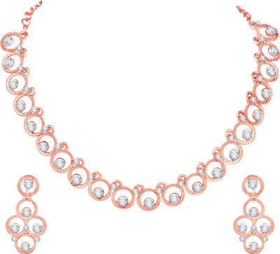 Atasi International Alloy Gold-plated Rose Gold Jewellery Set(Pack of 1)