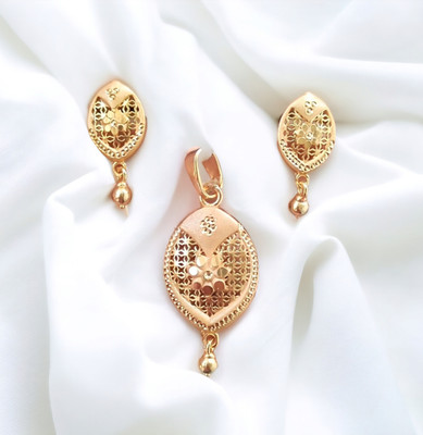 SAPNA PALACE Brass Gold-plated Gold Jewellery Set(Pack of 1)