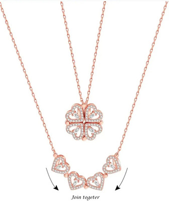 Tarun smart jwelery Metal, Alloy Rose Gold Jewellery Set(Pack of 1)