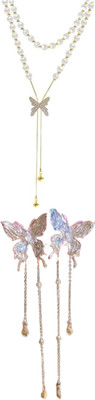 Gauri Fashions Stone Gold, Gold Jewellery Set(Pack of 1)