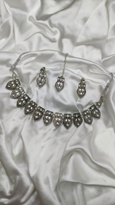 SDJ Oxidised Silver Silver Silver Jewellery Set(Pack of 1)