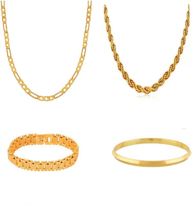 Juneja Enterprises Metal Gold Jewellery Set(Pack of 1)