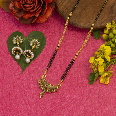 Dency Copper Gold-plated Gold Jewellery Set(Pack of 1)