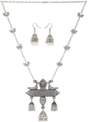 MAYRA TRADING Alloy Sterling Silver Silver Jewellery Set(Pack of 1)