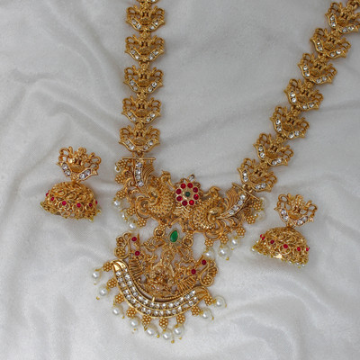 Nagneshi Art Alloy Gold-plated Gold Jewellery Set(Pack of 1)