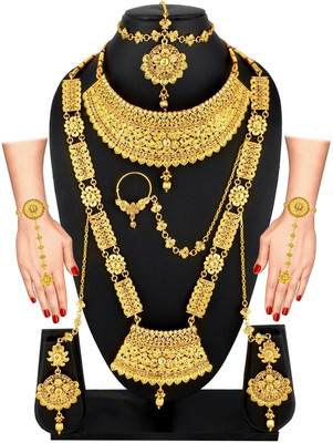 Candy Jewellers Copper Gold Jewellery Set(Pack of 1)