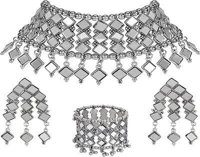 Tarun smart jwelery Alloy Silver Silver Jewellery Set(Pack of 1)