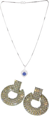 Opus Gems Stone Silver, Gold Jewellery Set(Pack of 1)