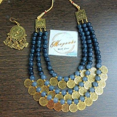 MAYANKS Glass Multicolor Jewellery Set(Pack of 1)