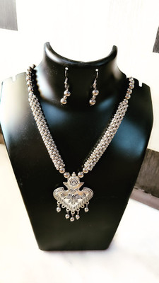 Proplady Oxidised Silver Silver Jewellery Set(Pack of 1)