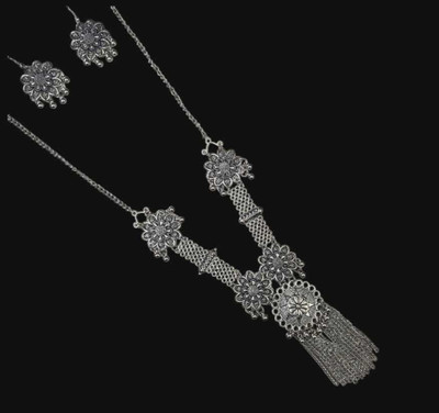 kian udyam Alloy Silver Jewellery Set(Pack of 3)