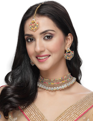 Sukkhi Alloy Gold-plated Multicolor Jewellery Set(Pack of 1)