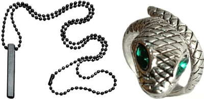 KINGSTYLEIMPEX Dori, Alloy Black, Silver Jewellery Set(Pack of 1)