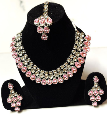 SASC Sterling Silver Sterling Silver Rose Gold Jewellery Set(Pack of 1)