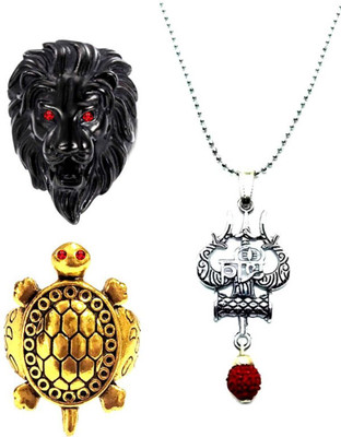 KINGSTYLEIMPEX Stainless Steel Rhodium Multicolor Jewellery Set(Pack of 3)