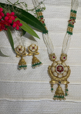 Param Creations Copper, Alloy Gold, Multicolor Jewellery Set(Pack of 3)
