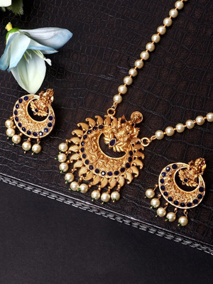 Angel In You Alloy Gold-plated Multicolor Jewellery Set(Pack of 1)