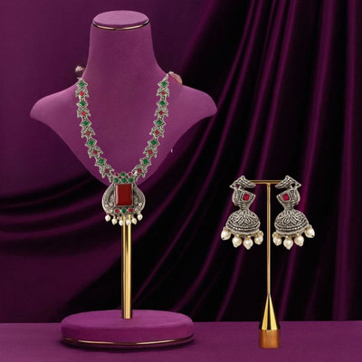 brassjewel Brass Multicolor Jewellery Set(Pack of 1)