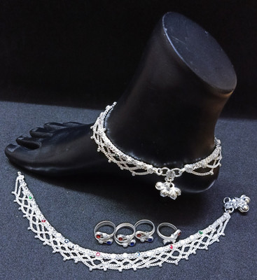 SONU SELECT Alloy Silver Jewellery Set(Pack of 1)