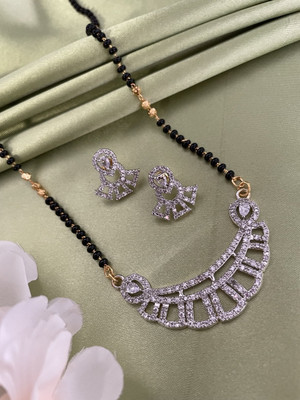 Digital Dress Room Brass Gold-plated Gold Jewellery Set(Pack of 3)