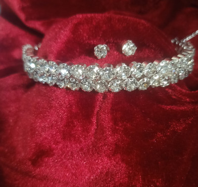 RJ f Alloy Silver Silver, White Jewellery Set(Pack of 1)