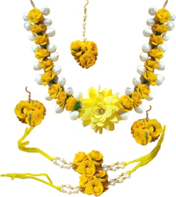 Shree Fashion Paper Yellow Jewellery Set(Pack of 1)