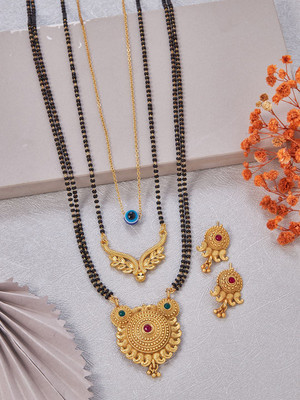 ANOUK Brass Gold-plated Multicolor Jewellery Set(Pack of 1)