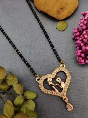 Opus Gems Alloy Gold-plated Black Jewellery Set(Pack of 3)
