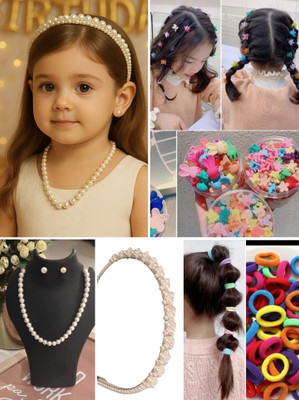 mumsun Mother of Pearl White Jewellery Set(Pack of 1)