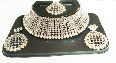 suryajewelery Copper Silver Silver, Yellow Jewellery Set(Pack of 1)