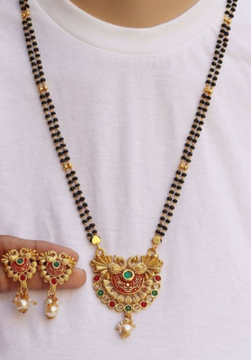 zorvi Metal Gold-plated Gold Jewellery Set(Pack of 1)