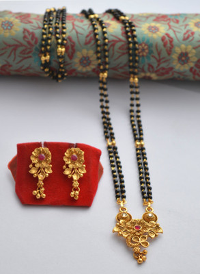 AAKASHTRADERSRK Copper Gold Jewellery Set(Pack of 1)