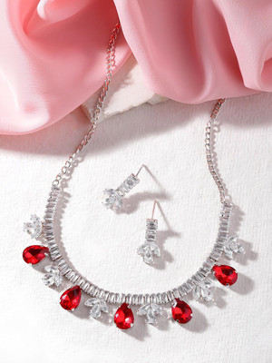 Dressberry Alloy Gold-plated Silver Jewellery Set(Pack of 3)