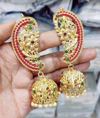 SUNDHA CREATION Copper, Alloy Gold-plated Gold Jewellery Set(Pack of 1)