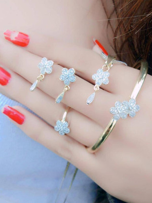 ANOUK Alloy Silver Silver Jewellery Set(Pack of 3)