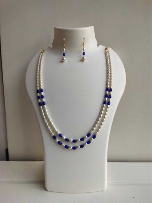 DONGA ENTERPRISE Alloy Blue Jewellery Set(Pack of 1)