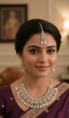 IMH Store Crystal White, Gold Jewellery Set(Pack of 1)