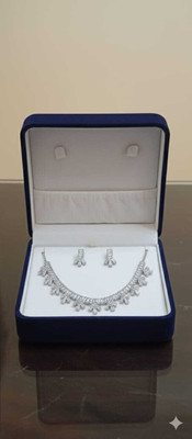 ICG Alloy Platinum White Jewellery Set(Pack of 1)