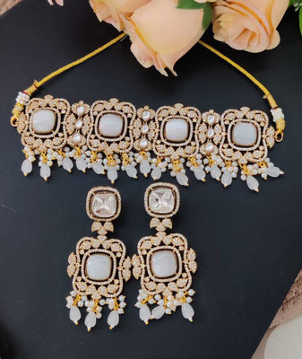 TJC Brass Multicolor Jewellery Set(Pack of 3)