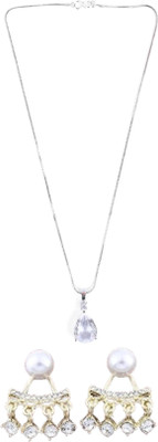 Gauri Fashions Stone Silver, Gold Jewellery Set(Pack of 1)