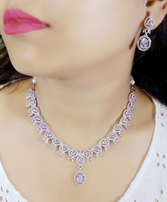 NEN COLLECTION Alloy Silver Silver Jewellery Set(Pack of 3)