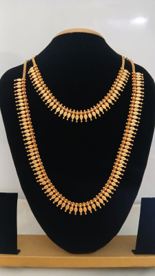 mgm collection Brass Gold-plated Gold Jewellery Set(Pack of 1)