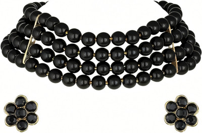 RAUNAK CREATION Alloy Black Jewellery Set(Pack of 1)