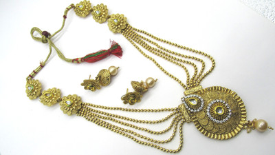 SHREE MAULI CREATION Alloy Copper Copper Jewellery Set(Pack of 3)