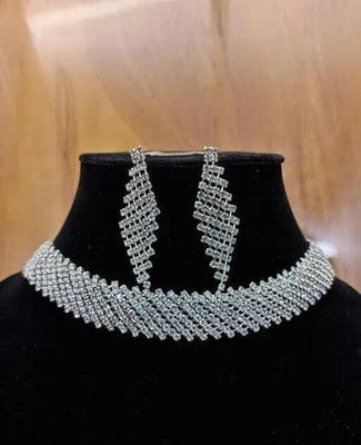 R RADIANTRELICS Alloy Silver Jewellery Set(Pack of 1)