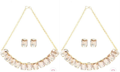 JMBW INTERNATIONAL Alloy White, White Jewellery Set(Pack of 2)