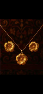 DEV VARNIKA Alloy Gold Jewellery Set(Pack of 3)