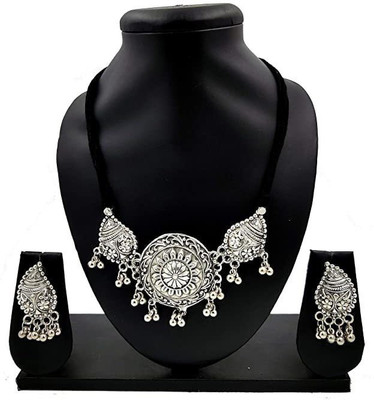 Shiv Alloy Silver Jewellery Set(Pack of 1)