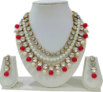 JN Handicraft Alloy Multicolor Jewellery Set(Pack of 1)